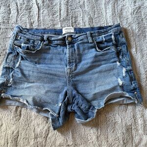 Kensie Blue Jean Shorts for Women Size 12